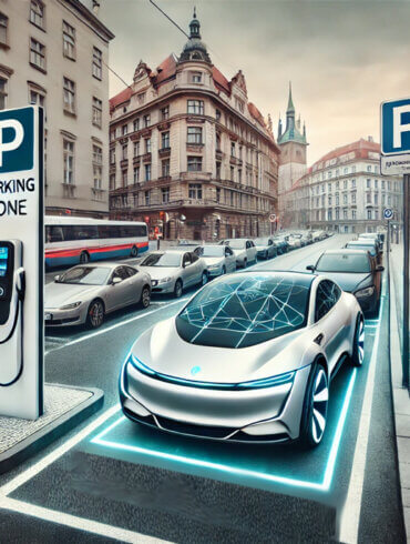 parkování elektromobilů