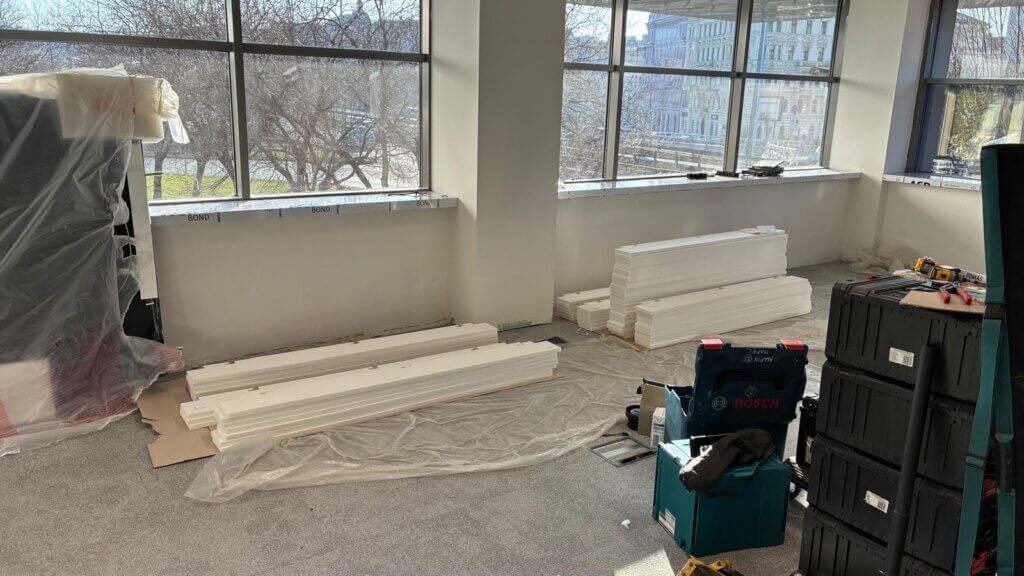 topně chladicí strop